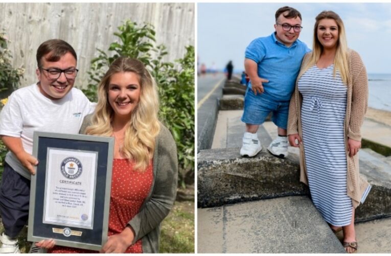 Cặp vợ chồng chênh lệch chiều cao lớn lập Guinness thế giới