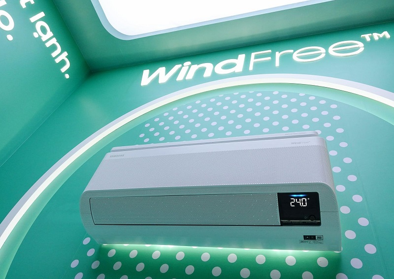 Điều hòa Samsung với công nghệ WindFree tiết kiệm điện, lọc vi khuẩn
