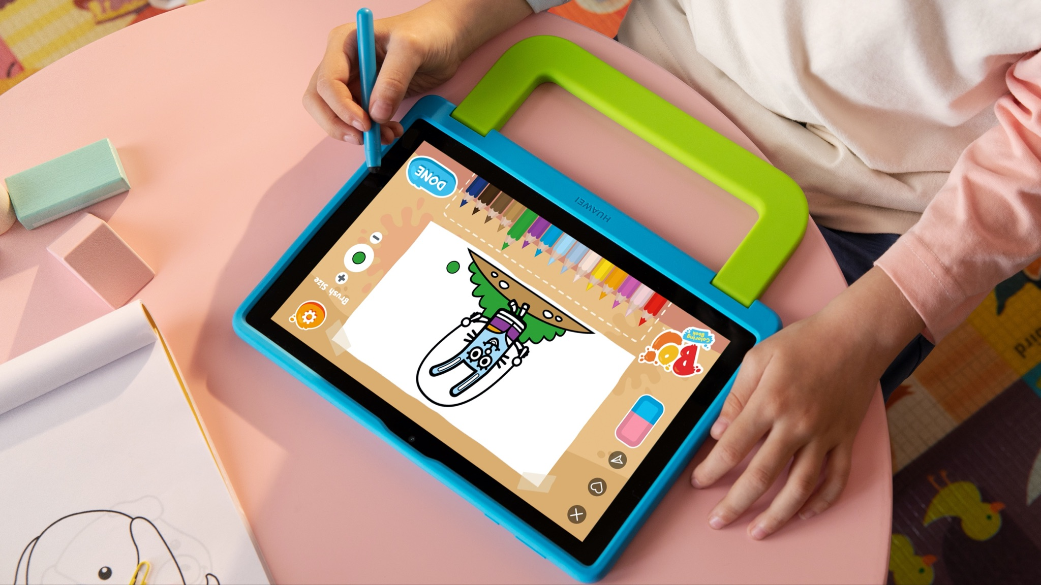 Huawei MatePad T 10 được tích hợp tính năng Kids Corner