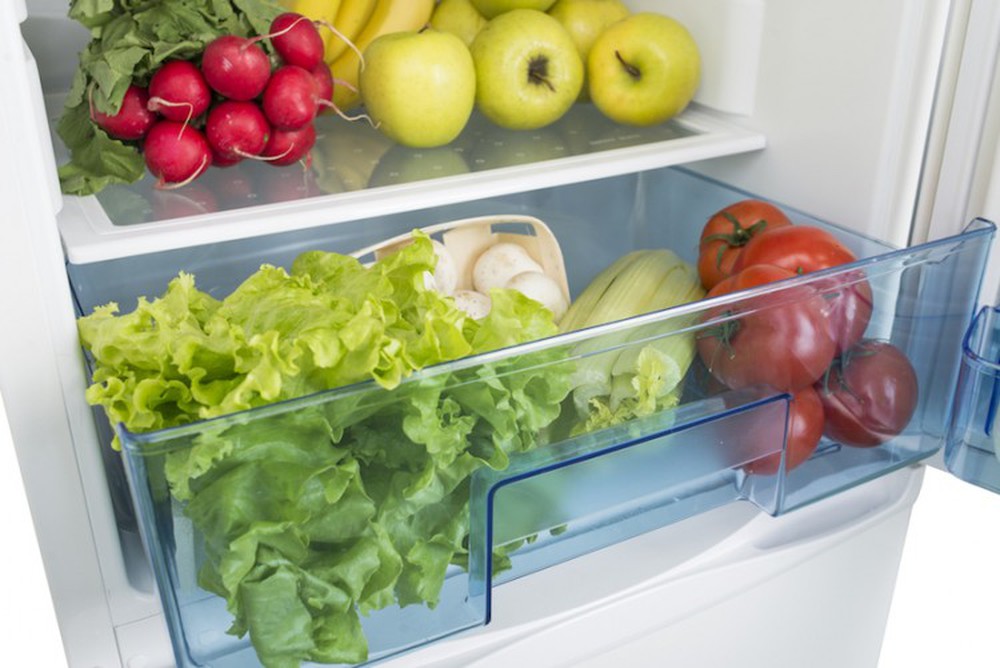 Sử dụng tủ lạnh để bảo quản rau xà lách